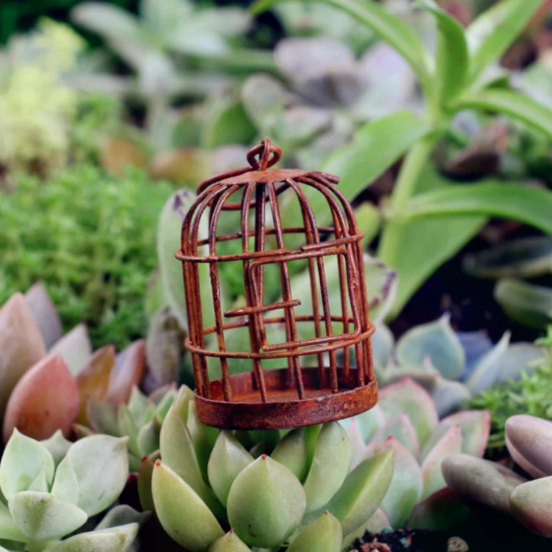 Home Furniture & Hardware Trading - Micro Landscape Dollhouse Miniature Furniture Metal