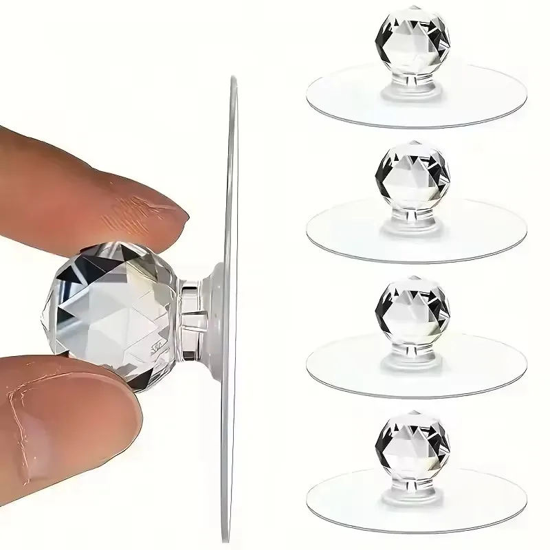 Furniture Hardware Restoration - 20pcs Transparent Crystal Door Knobs Cabinet