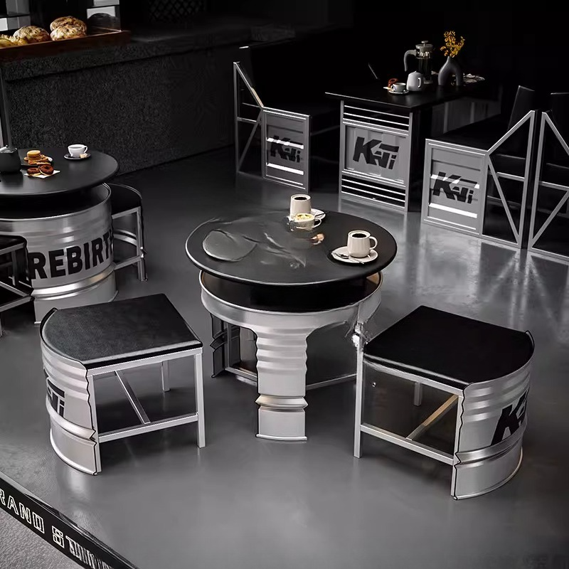 Furniture Hardware Shop - Industrial Style Creative Oil Drum Sofa