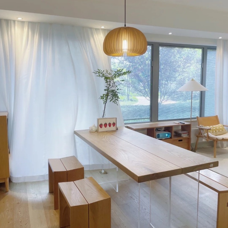 Nordic Solid Wood Acrylic Floa - Home Furniture & Hardware Trading recension och pris