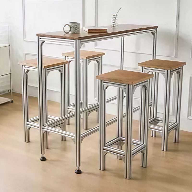 solid wood high bar table and  - Furniture Hardware Shop recension och pris