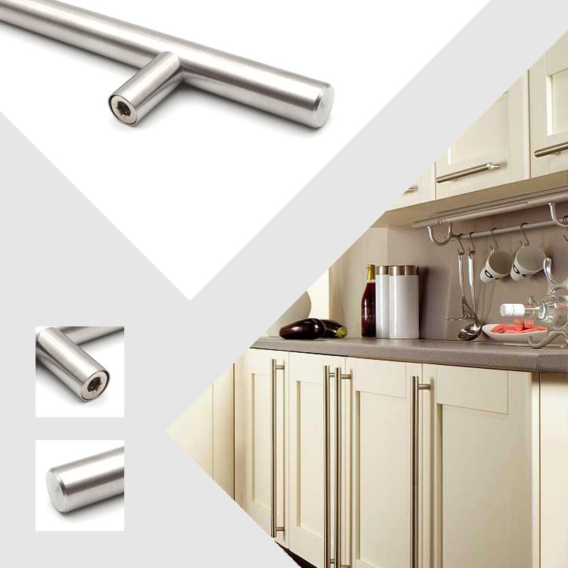 Modern Gold Brushed Straight C - Furniture Hardware Restoration recension och pris