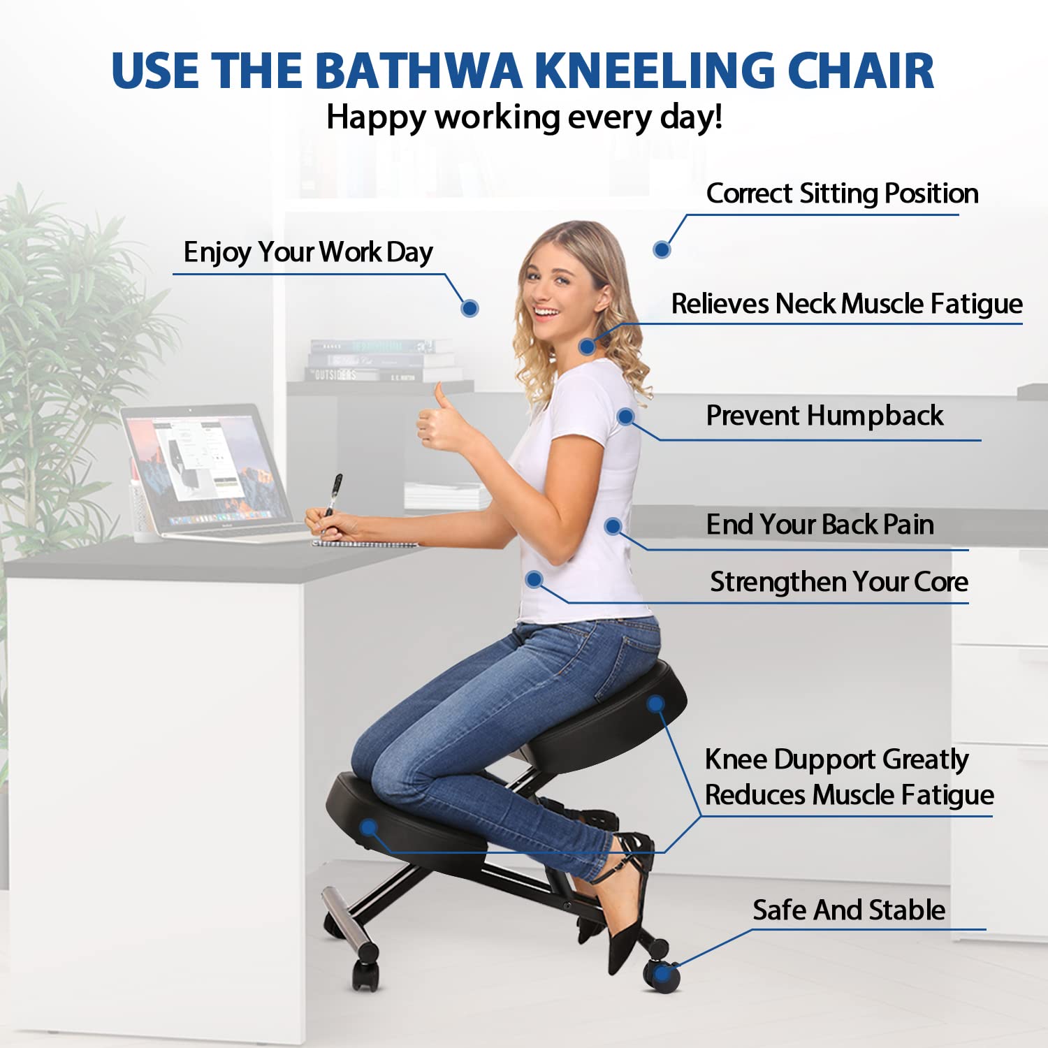 Kneeling Chair Ergonomic for O - Home Furniture & Hardware Trading recension och pris