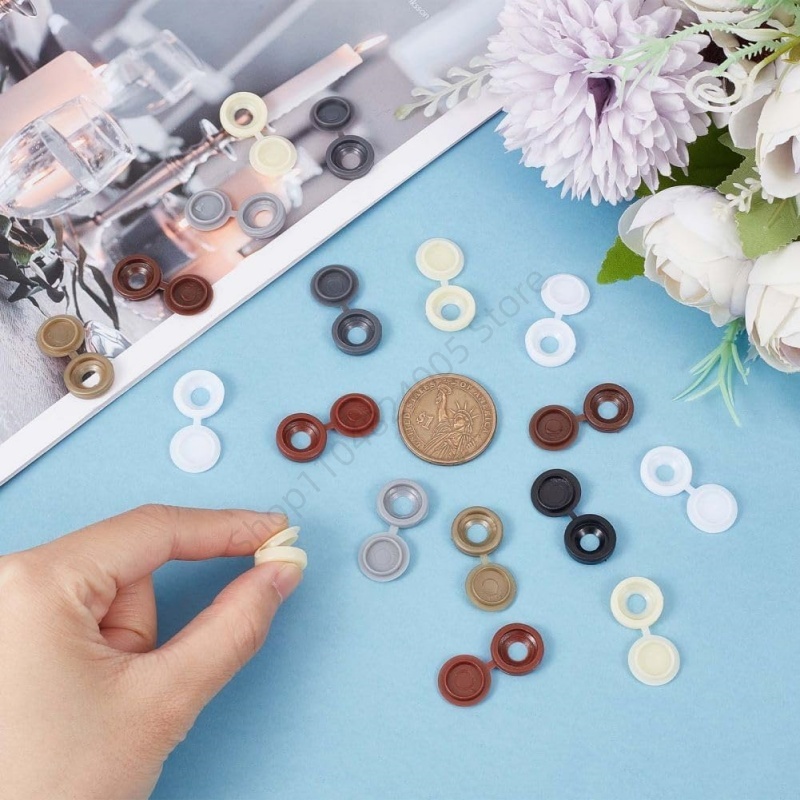 100Pcs Plastic Foldable Self T - Furniture Hardware Covers recension och pris