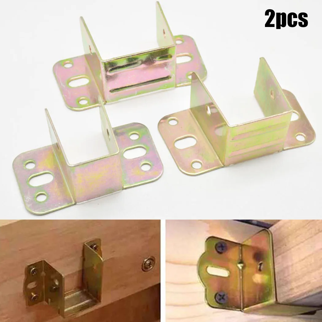 2pcs U Shaped Metal Bed Bracke - Furniture Hardware And Fittings recension och pris