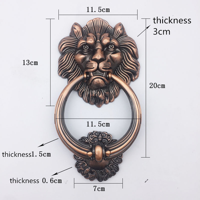 Antique Bronze Lion Head Handl - Furniture Hardware Restoration recension och pris