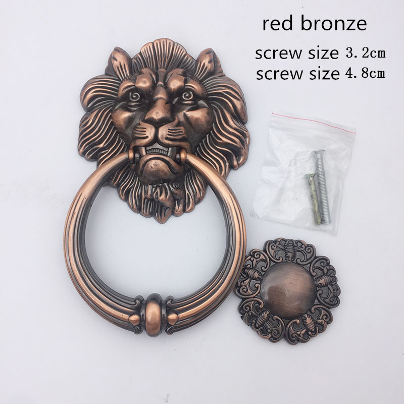 Antique Bronze Lion Head Handl - Furniture Hardware Restoration recension och pris