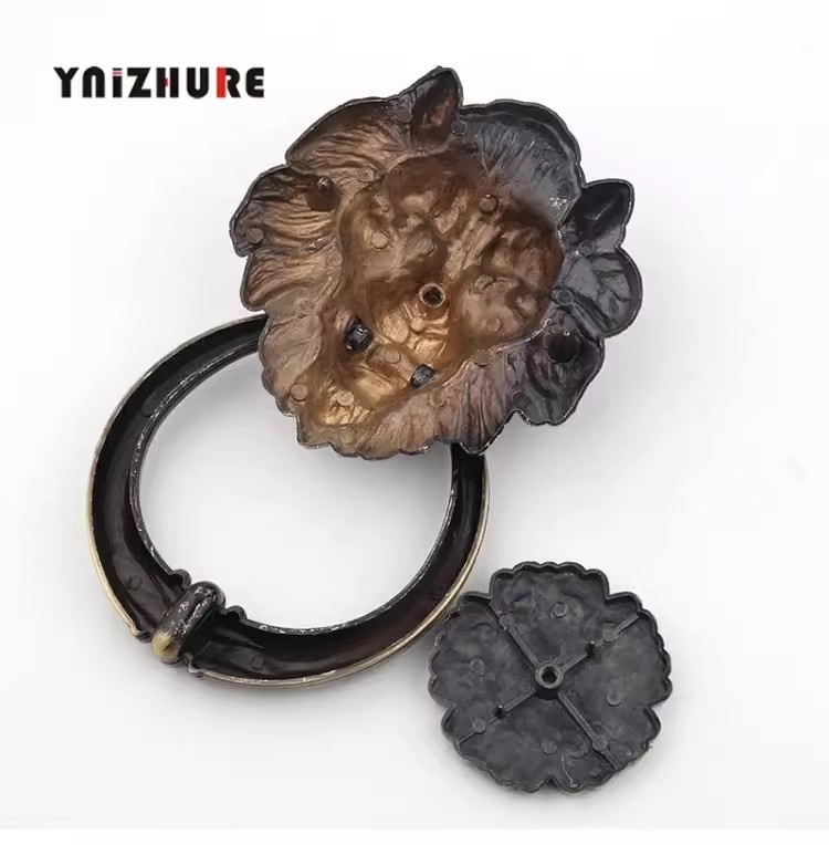 Antique Bronze Lion Head Handl - Furniture Hardware Restoration recension och pris