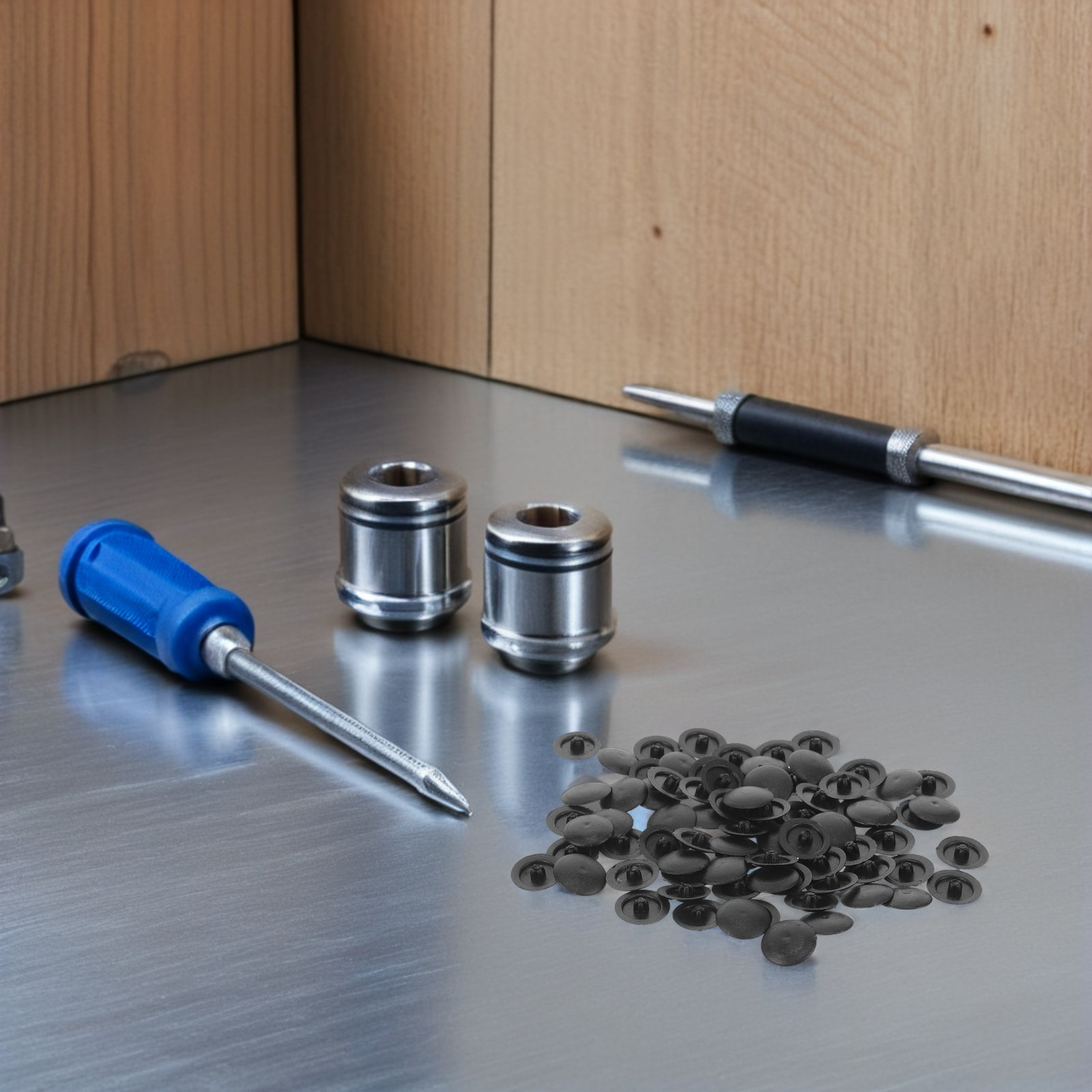 500Pcs Waterproof Black Plasti - Furniture Hardware Covers recension och pris