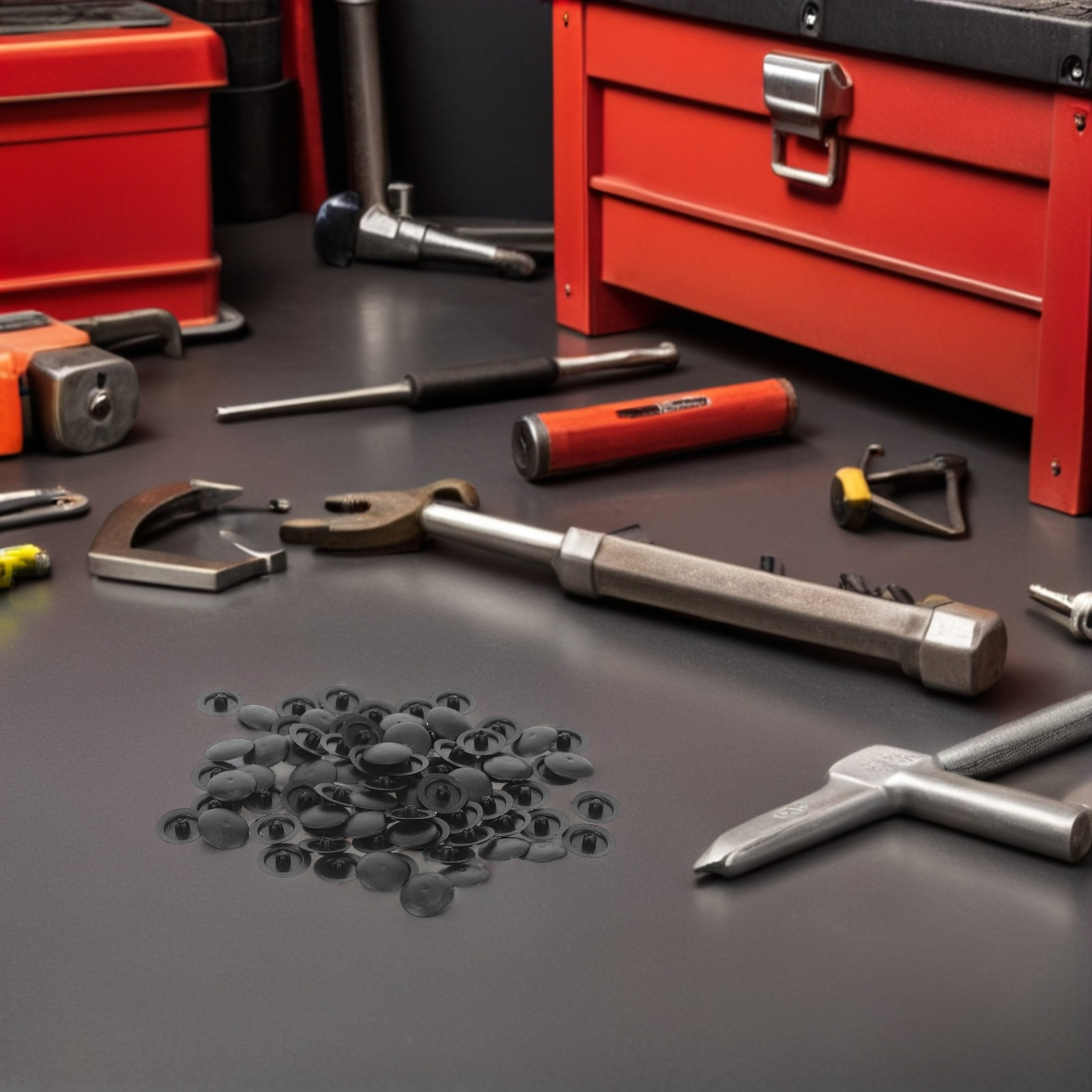 500Pcs Waterproof Black Plasti - Furniture Hardware Covers recension och pris