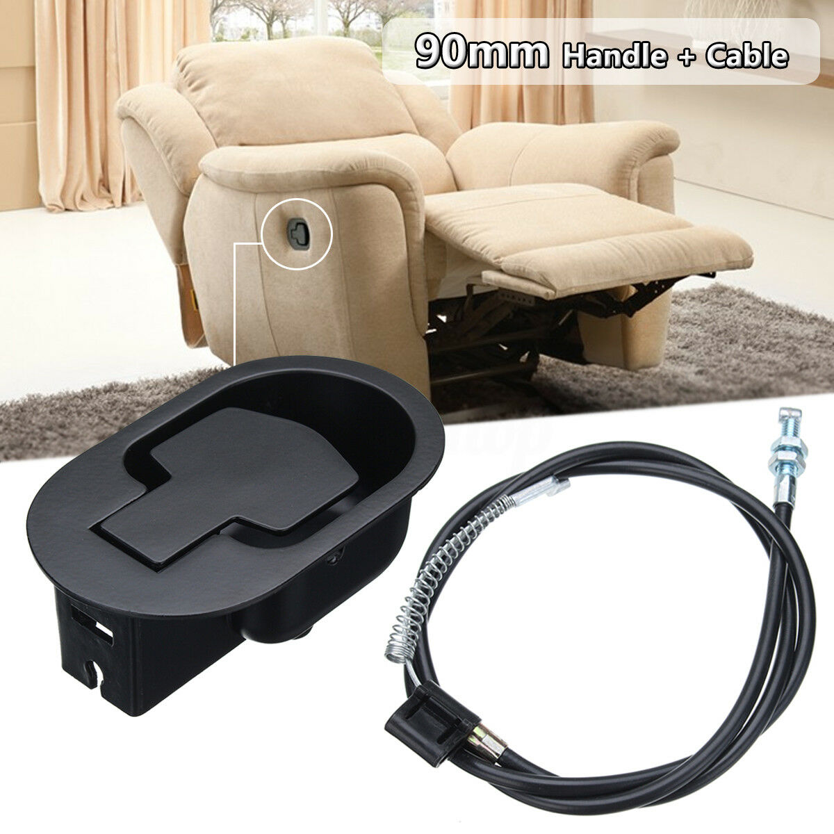Recliner Release Pull Handle W - Furniture Hardware Restoration recension och pris