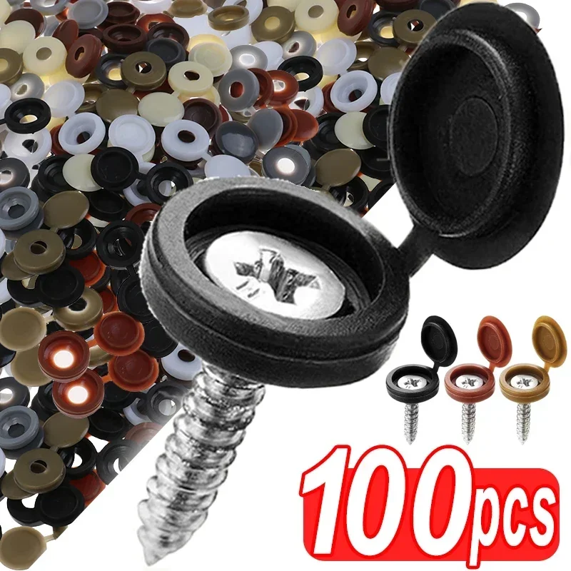 Hinged Plastic Screw Cap Cover - Furniture Hardware Covers recension och pris