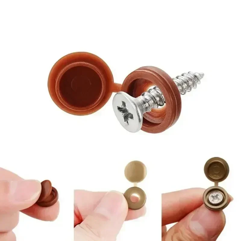 Hinged Plastic Screw Cap Cover - Furniture Hardware Covers recension och pris
