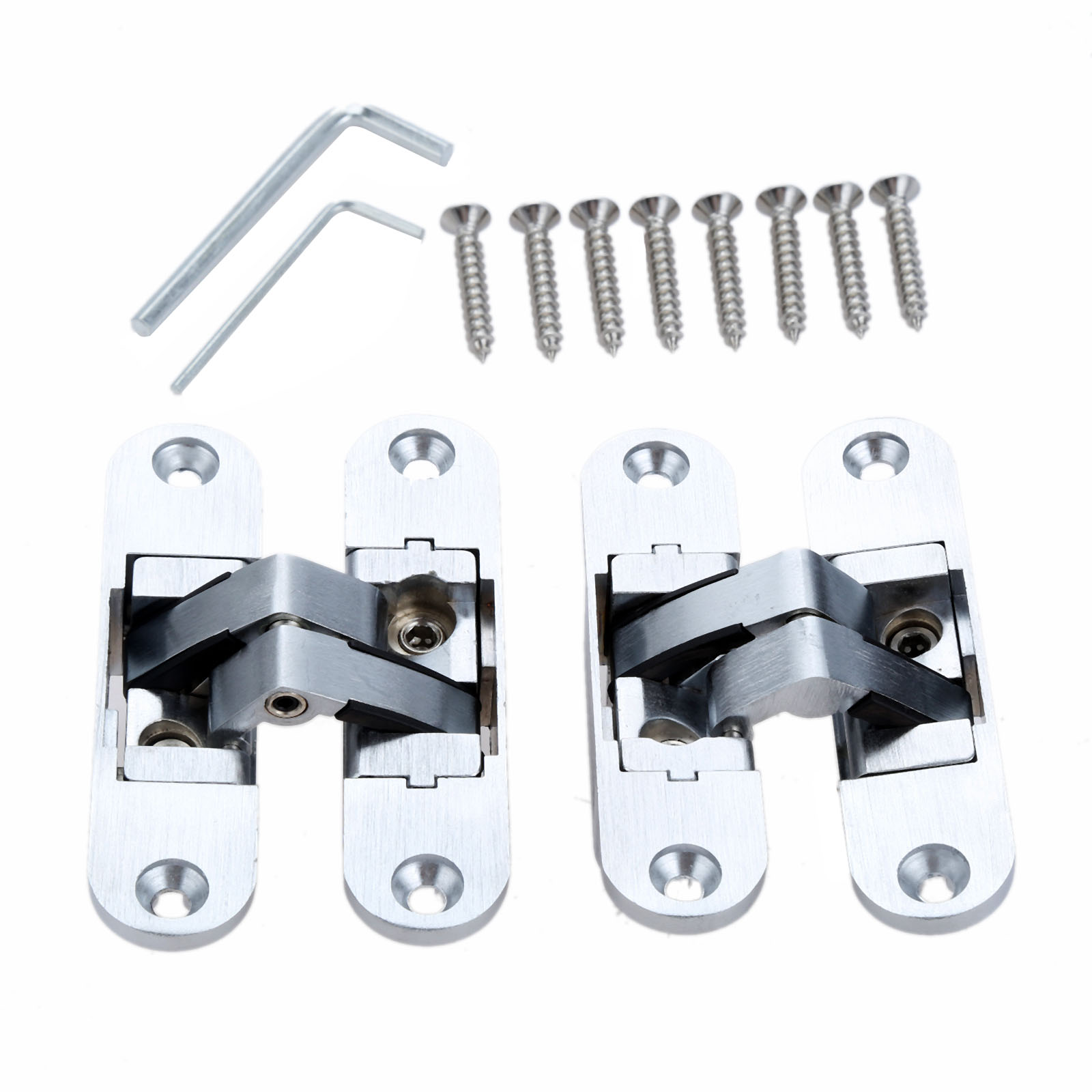2 Pcs Zinc Alloy Hidden Hinges - Furniture Hardware And Fittings recension och pris