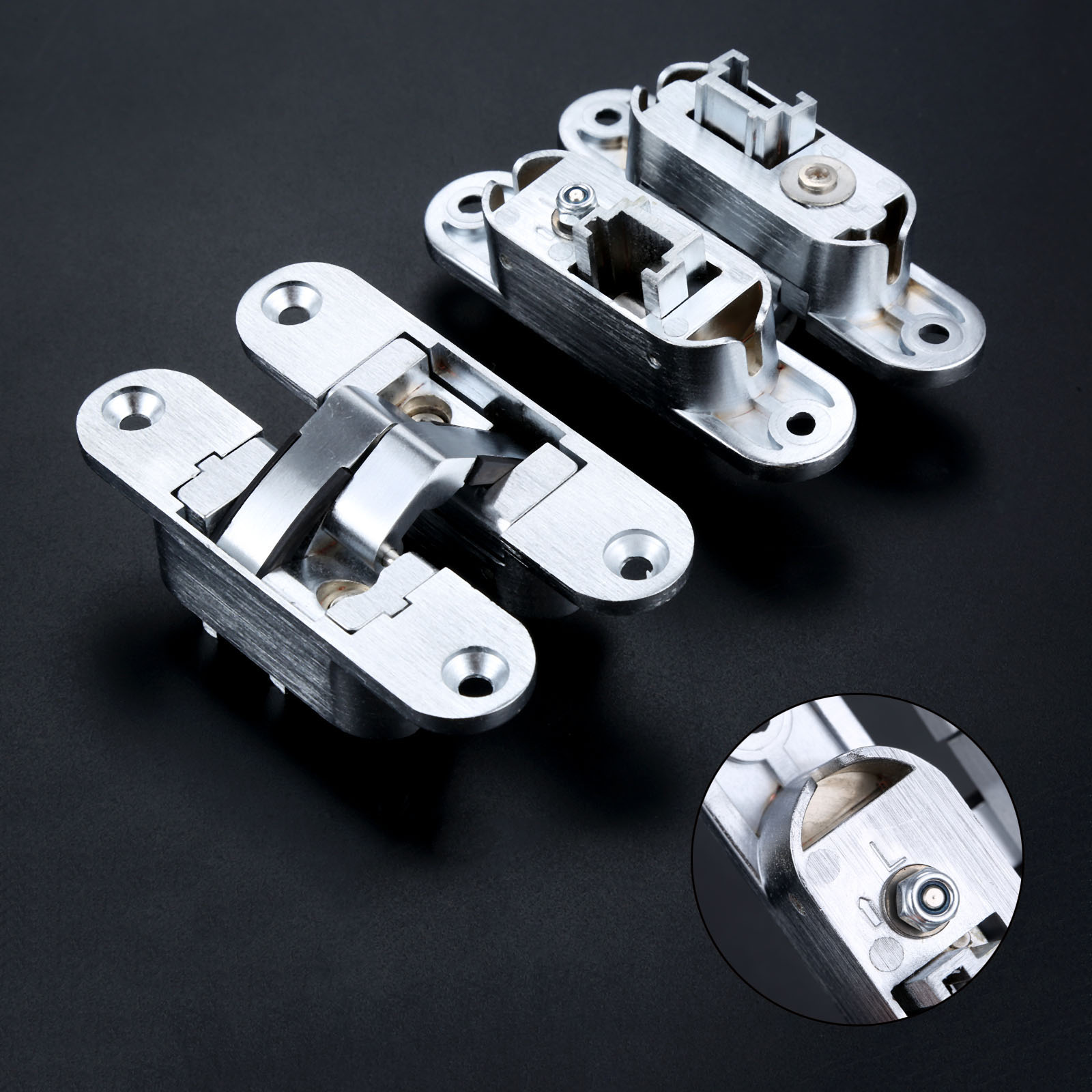 2 Pcs Zinc Alloy Hidden Hinges - Furniture Hardware And Fittings recension och pris