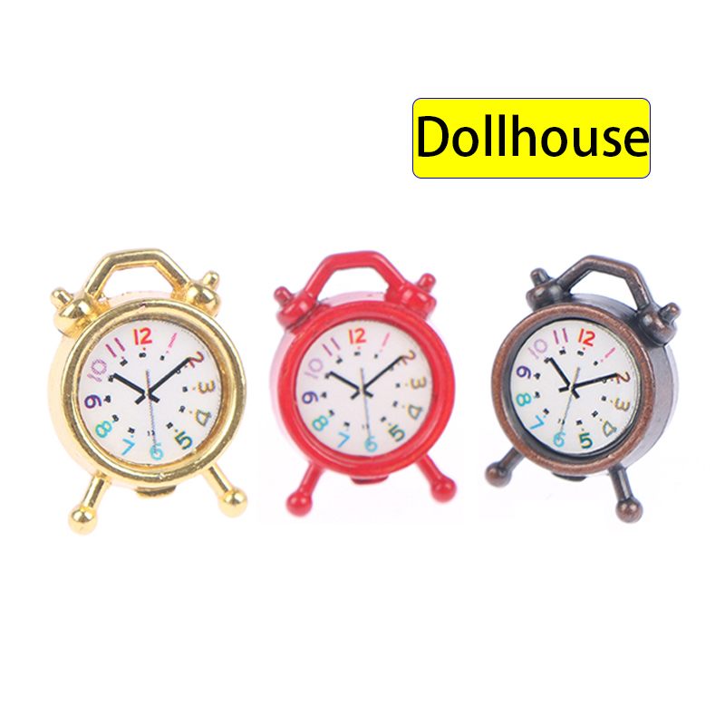 1PC 1:12 Scale Alarm Clock Dol - Home Furniture & Hardware Trading recension och pris
