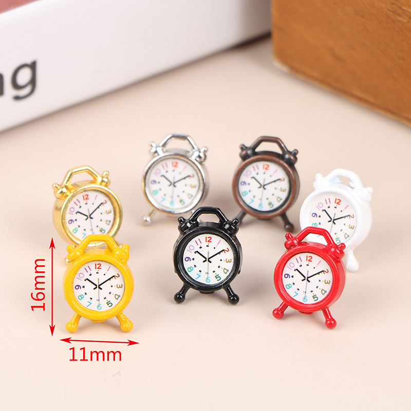 1PC 1:12 Scale Alarm Clock Dol - Home Furniture & Hardware Trading recension och pris
