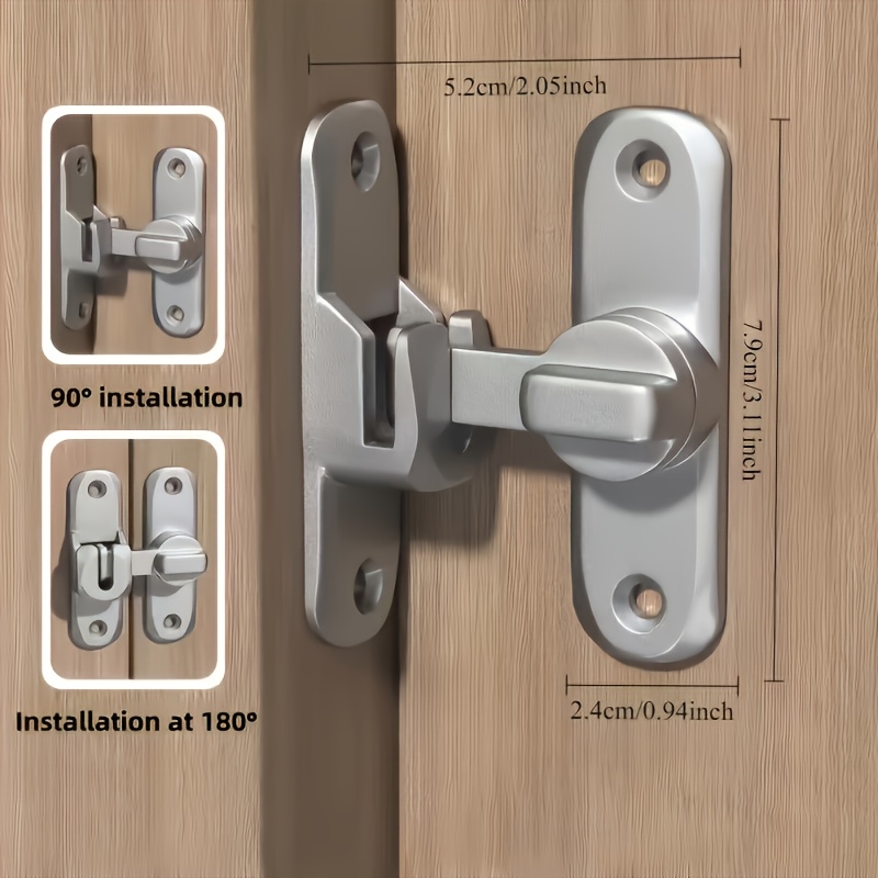 90/180 Degree Flip Door Lock A - Furniture Hardware And Fittings recension och pris