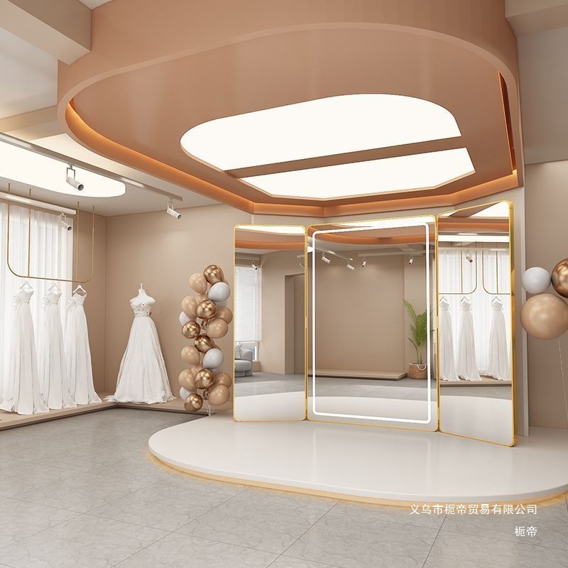 Wedding Shop Three-sided Mirro - Furniture Hardware Shop recension och pris