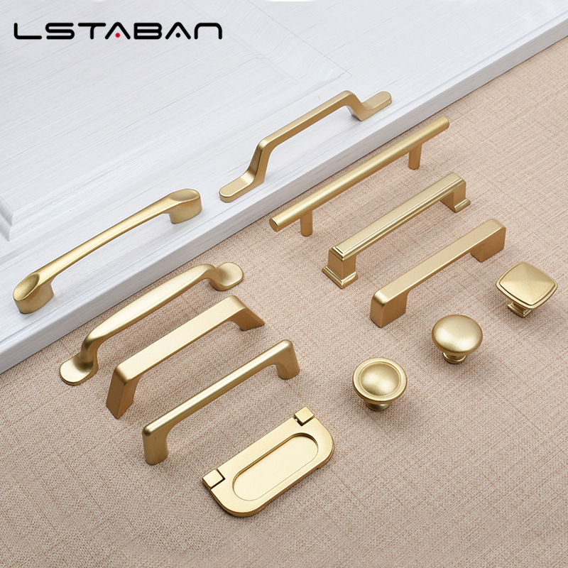 Golden Simple Fashion Aluminum - Furniture Hardware Restoration recension och pris